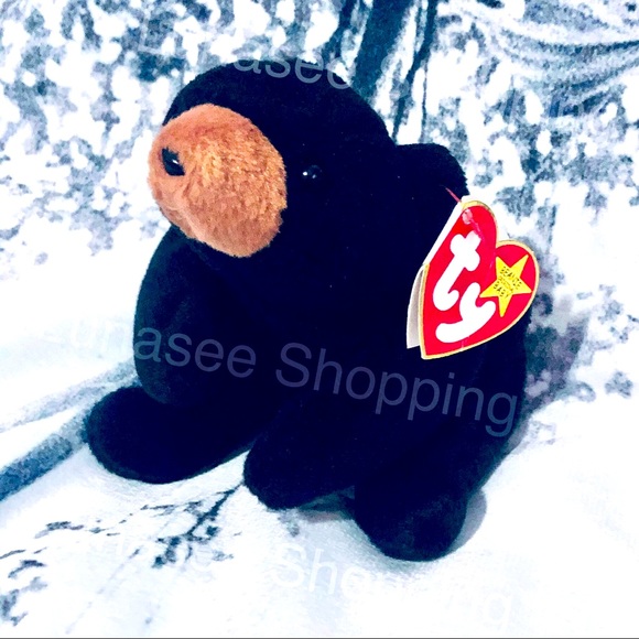 Toy Blackie Beanie Baby 1993 Ty Beanie Babies Blackie The Black Bear